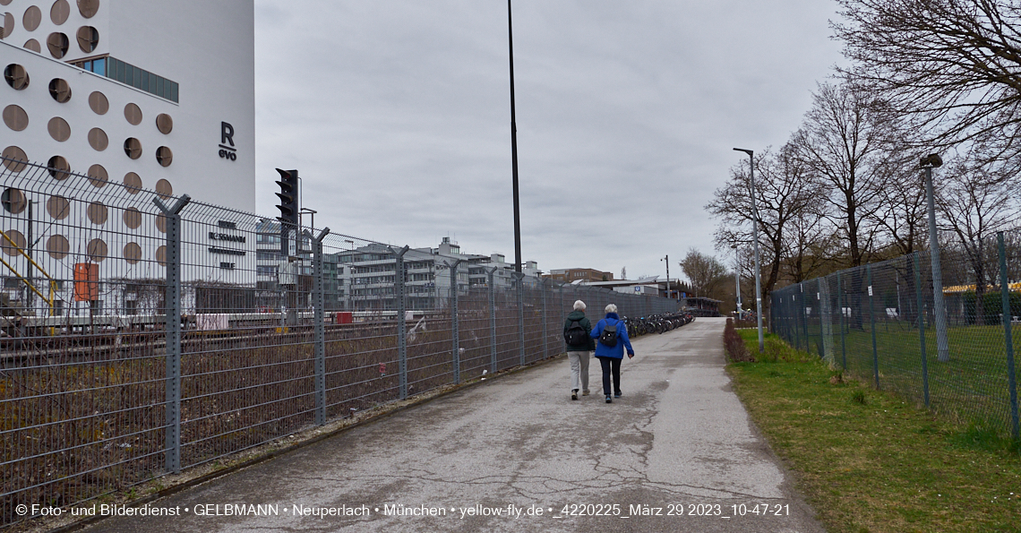 29.03.2023 - Baustelle REVO und Umgebung in Neuperlach